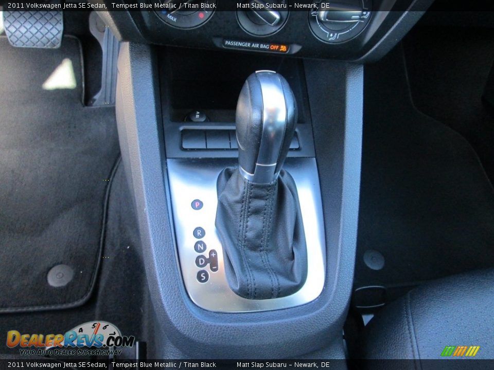 2011 Volkswagen Jetta SE Sedan Tempest Blue Metallic / Titan Black Photo #26