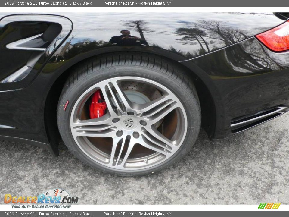2009 Porsche 911 Turbo Cabriolet Black / Black Photo #10