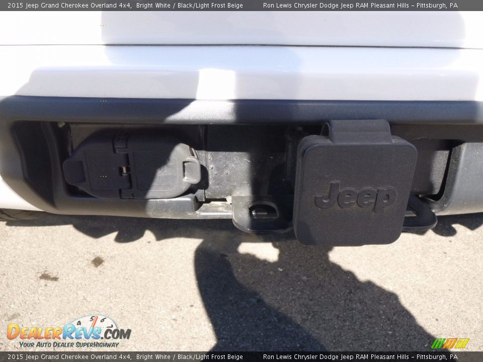 2015 Jeep Grand Cherokee Overland 4x4 Bright White / Black/Light Frost Beige Photo #6
