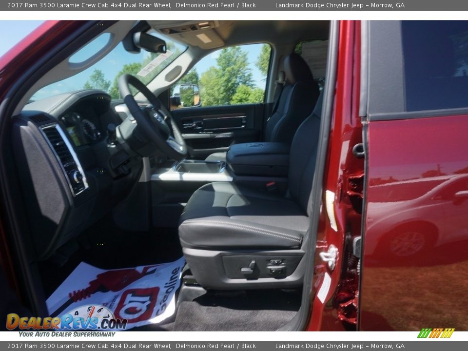 2017 Ram 3500 Laramie Crew Cab 4x4 Dual Rear Wheel Delmonico Red Pearl / Black Photo #7