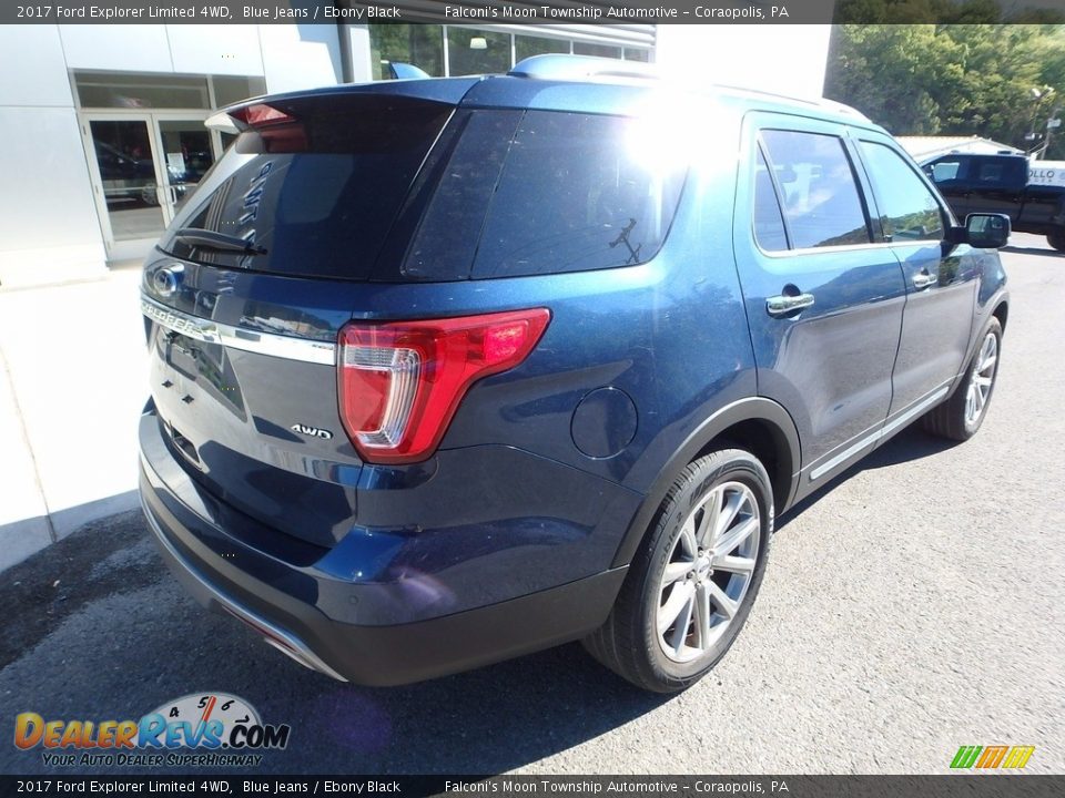 2017 Ford Explorer Limited 4WD Blue Jeans / Ebony Black Photo #2