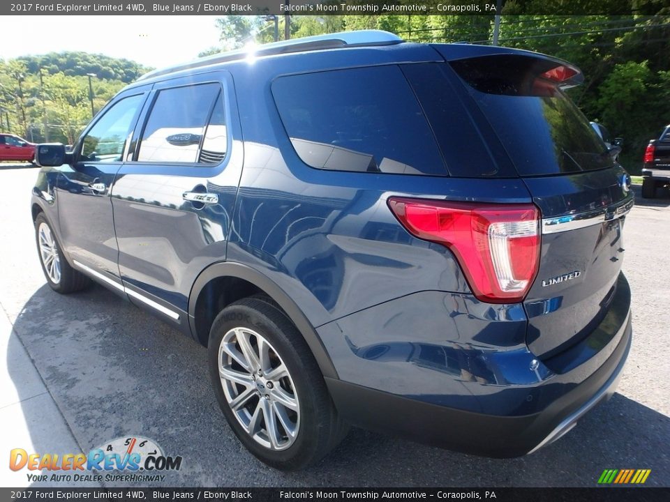 2017 Ford Explorer Limited 4WD Blue Jeans / Ebony Black Photo #5