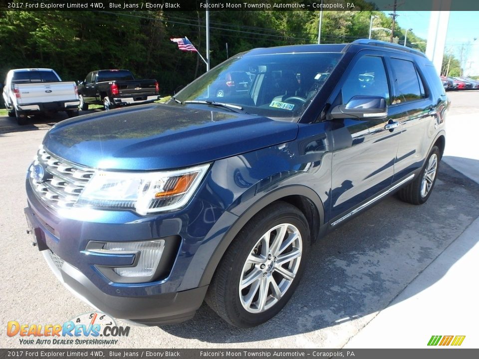 2017 Ford Explorer Limited 4WD Blue Jeans / Ebony Black Photo #7
