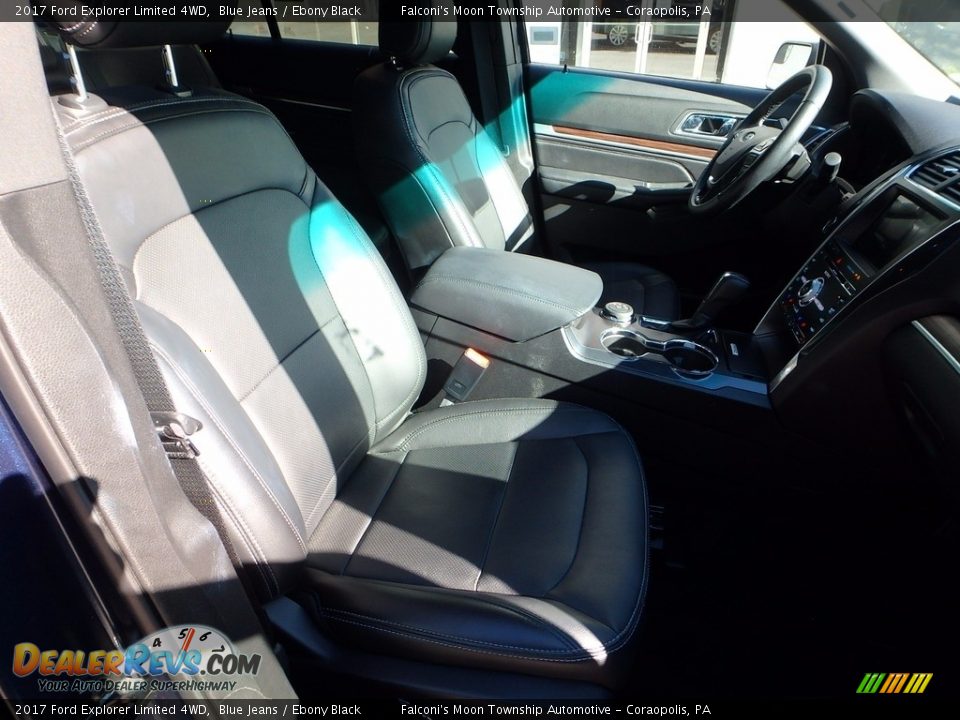 2017 Ford Explorer Limited 4WD Blue Jeans / Ebony Black Photo #11