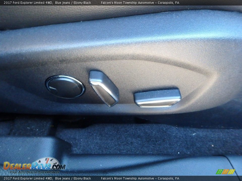 2017 Ford Explorer Limited 4WD Blue Jeans / Ebony Black Photo #13