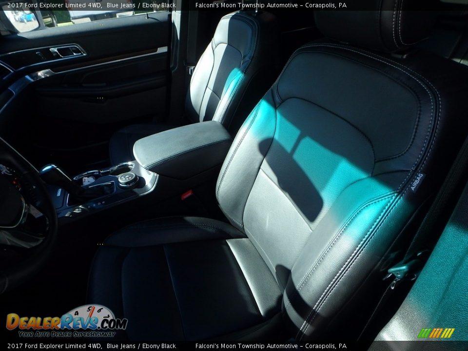 2017 Ford Explorer Limited 4WD Blue Jeans / Ebony Black Photo #16
