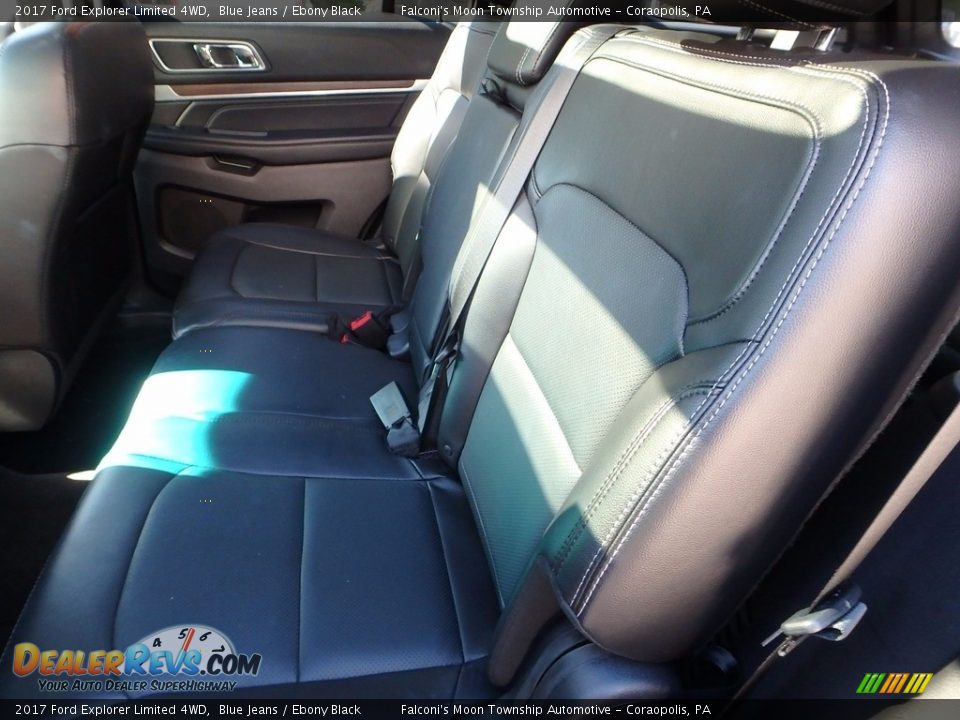 2017 Ford Explorer Limited 4WD Blue Jeans / Ebony Black Photo #17