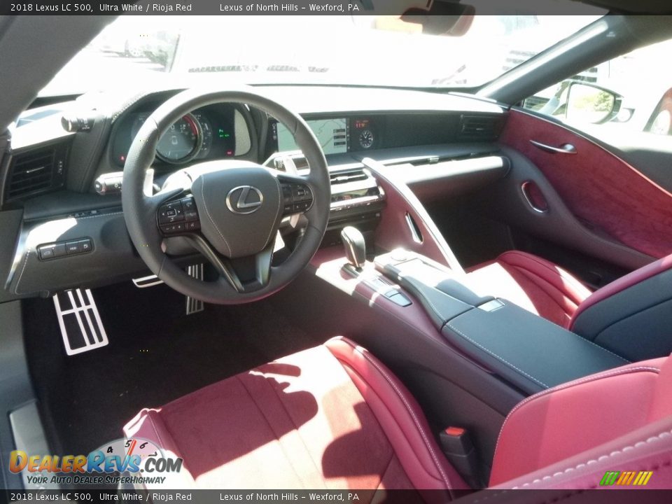 Front Seat of 2018 Lexus LC 500 Photo #10