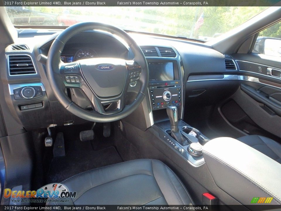 2017 Ford Explorer Limited 4WD Blue Jeans / Ebony Black Photo #18