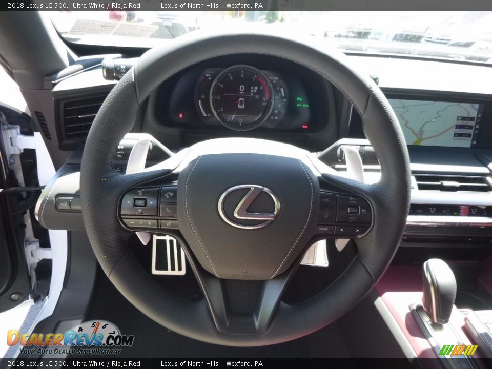 2018 Lexus LC 500 Steering Wheel Photo #13