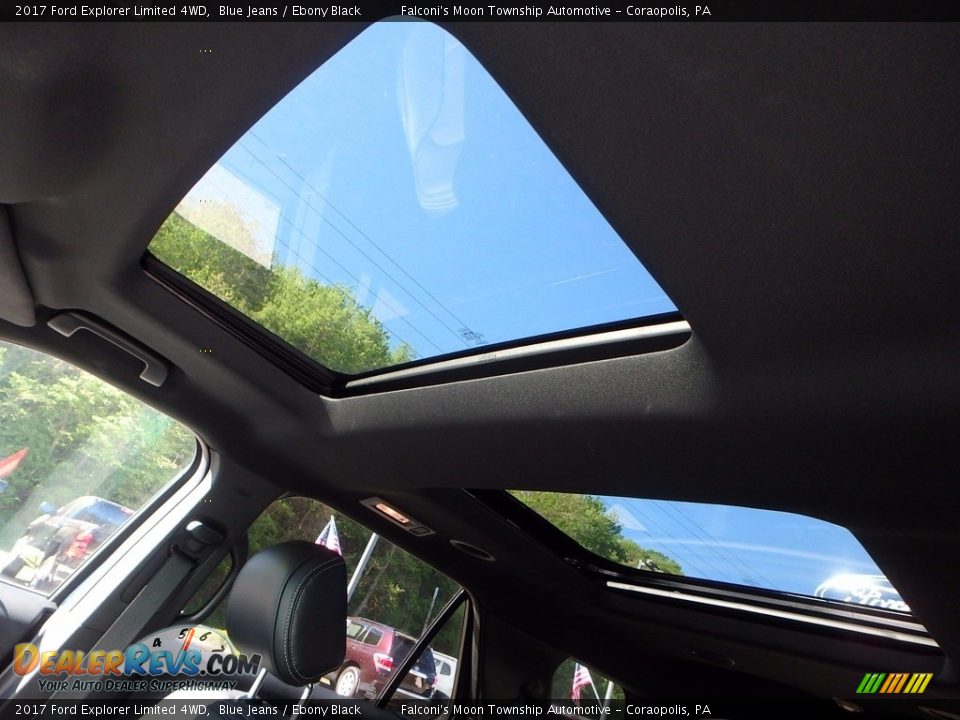 2017 Ford Explorer Limited 4WD Blue Jeans / Ebony Black Photo #20