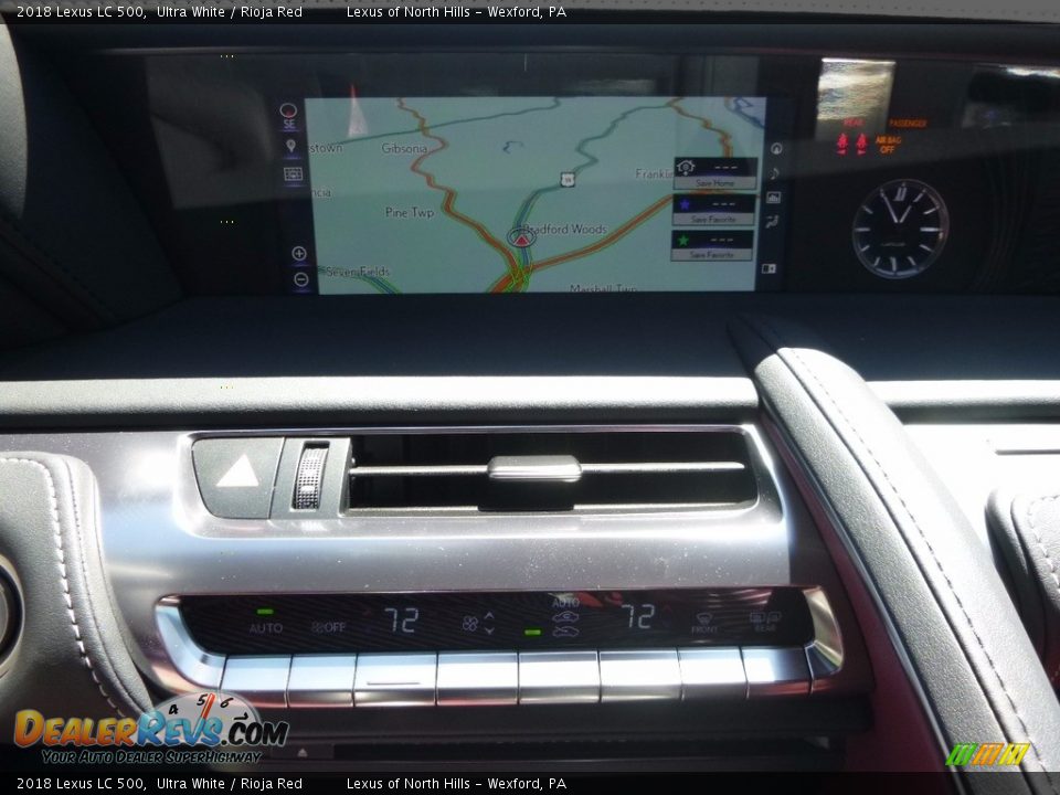 Navigation of 2018 Lexus LC 500 Photo #14