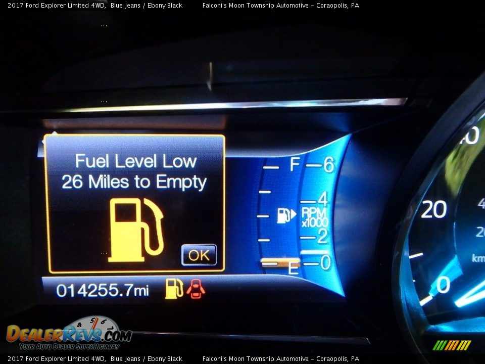 2017 Ford Explorer Limited 4WD Blue Jeans / Ebony Black Photo #24