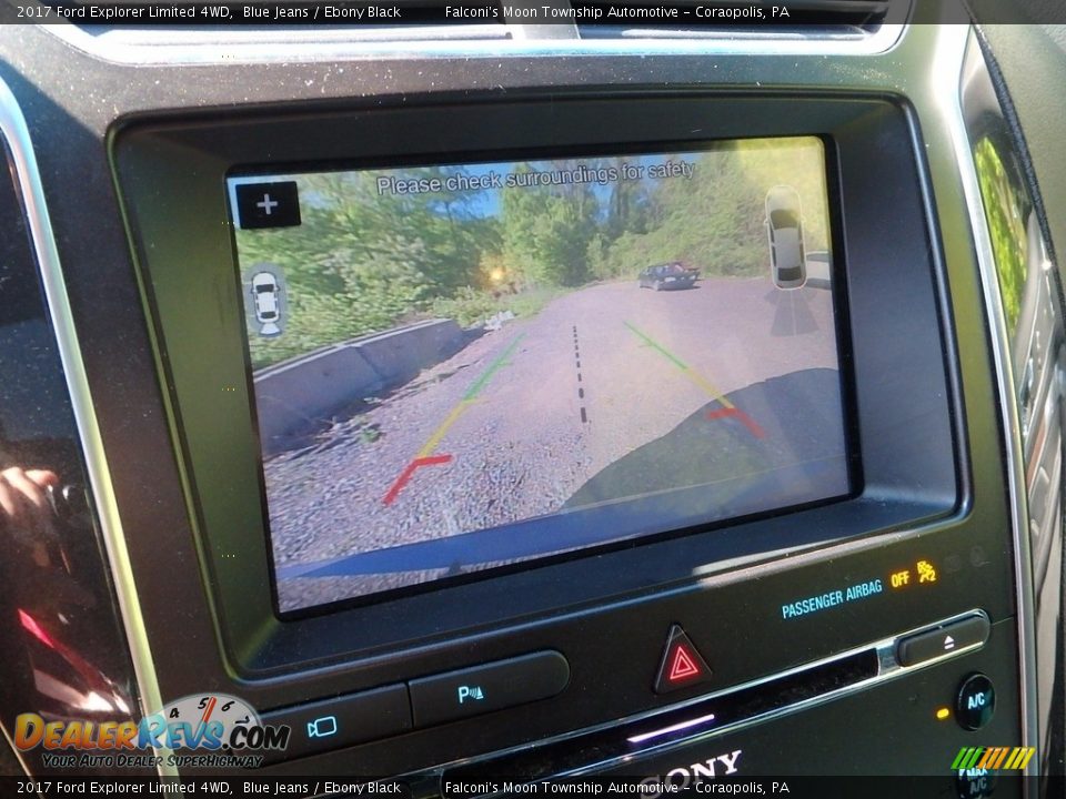 2017 Ford Explorer Limited 4WD Blue Jeans / Ebony Black Photo #25