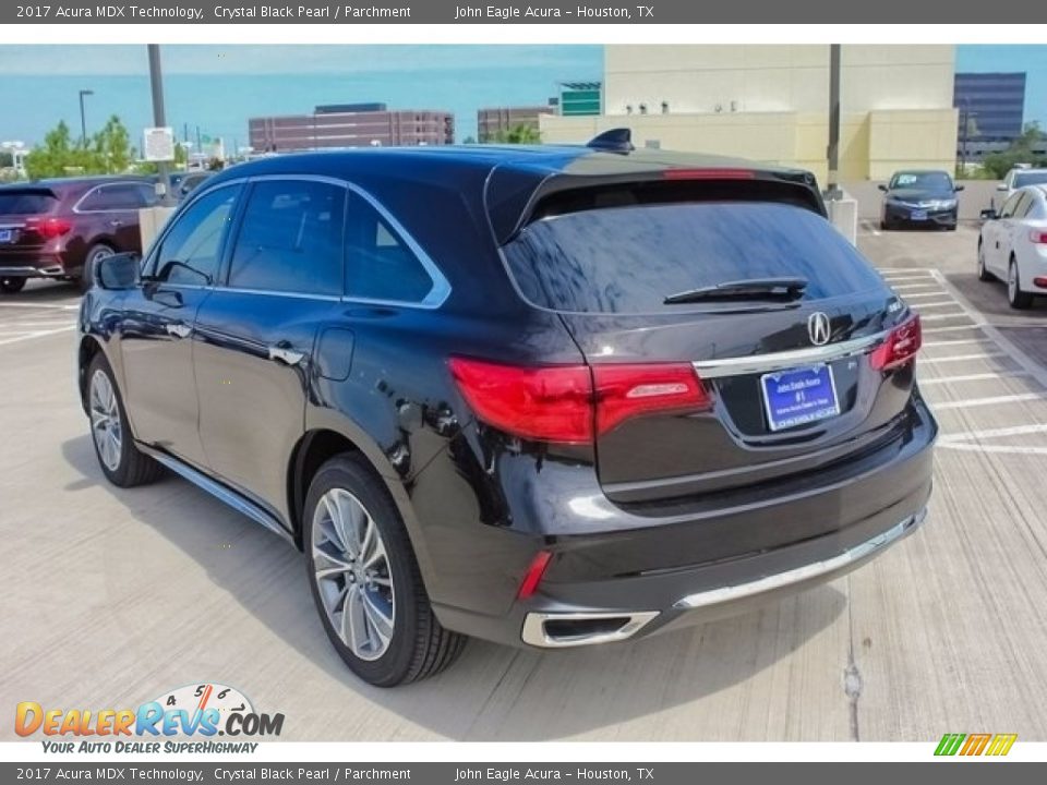 2017 Acura MDX Technology Crystal Black Pearl / Parchment Photo #5