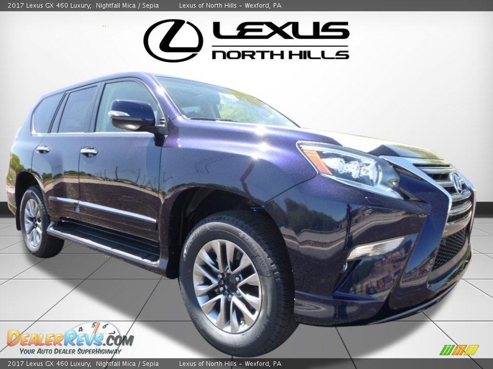 2017 Lexus GX 460 Luxury Nightfall Mica / Sepia Photo #1