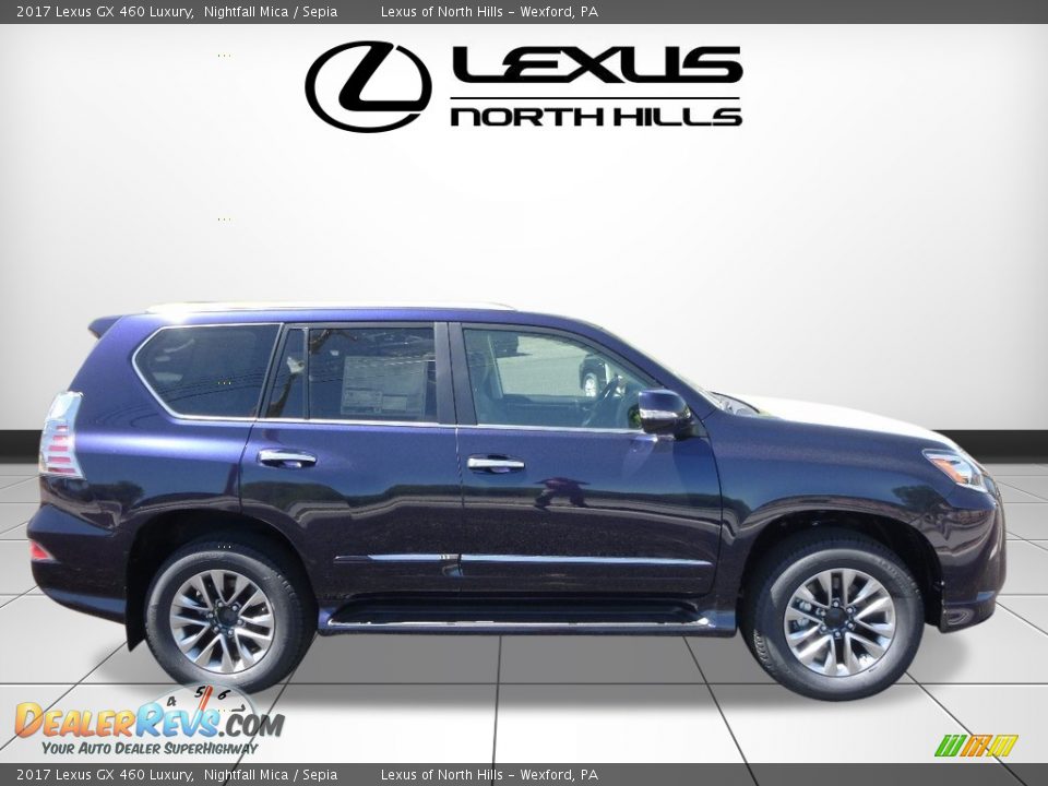 2017 Lexus GX 460 Luxury Nightfall Mica / Sepia Photo #2