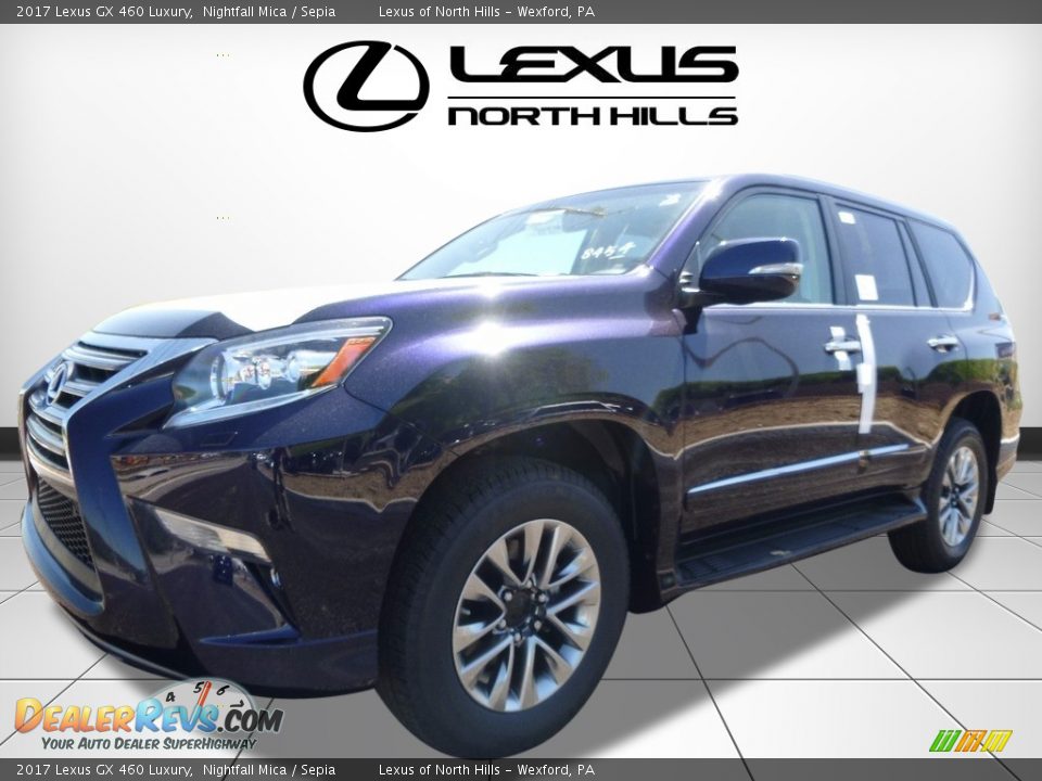 2017 Lexus GX 460 Luxury Nightfall Mica / Sepia Photo #4