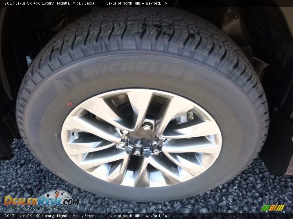 2017 Lexus GX 460 Luxury Nightfall Mica / Sepia Photo #5