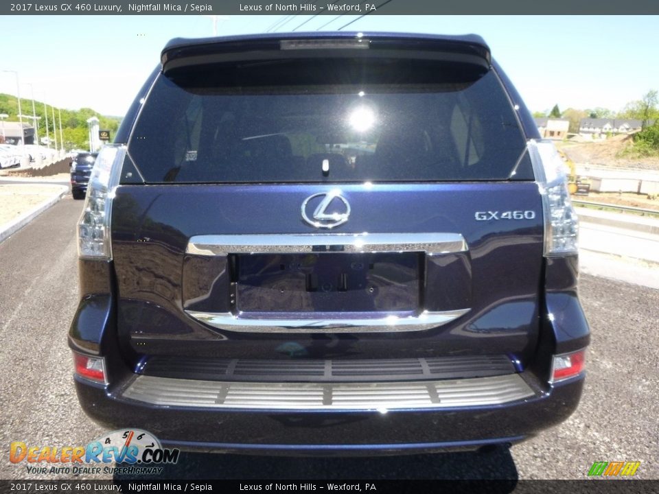 2017 Lexus GX 460 Luxury Nightfall Mica / Sepia Photo #6