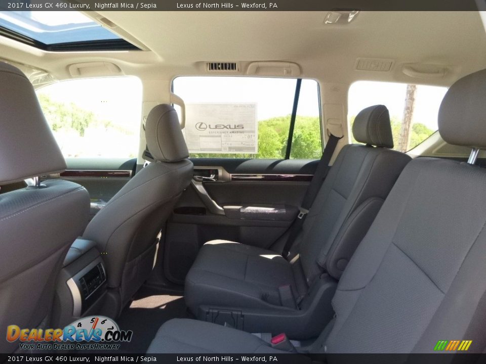 2017 Lexus GX 460 Luxury Nightfall Mica / Sepia Photo #8