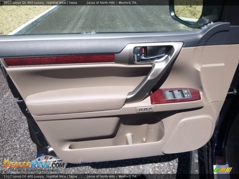 2017 Lexus GX 460 Luxury Nightfall Mica / Sepia Photo #10