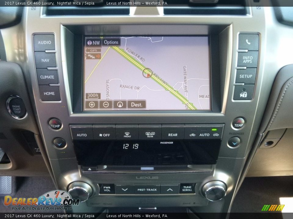 2017 Lexus GX 460 Luxury Nightfall Mica / Sepia Photo #13