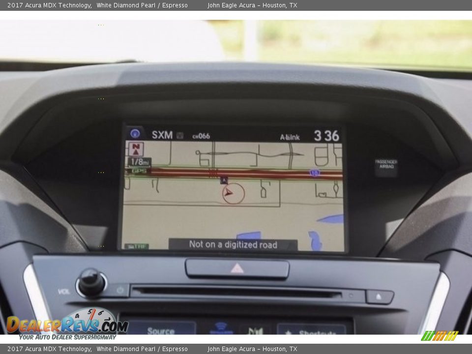 2017 Acura MDX Technology White Diamond Pearl / Espresso Photo #36