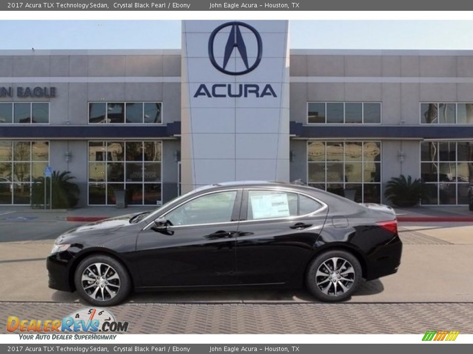 2017 Acura TLX Technology Sedan Crystal Black Pearl / Ebony Photo #4