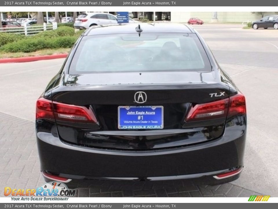 2017 Acura TLX Technology Sedan Crystal Black Pearl / Ebony Photo #6