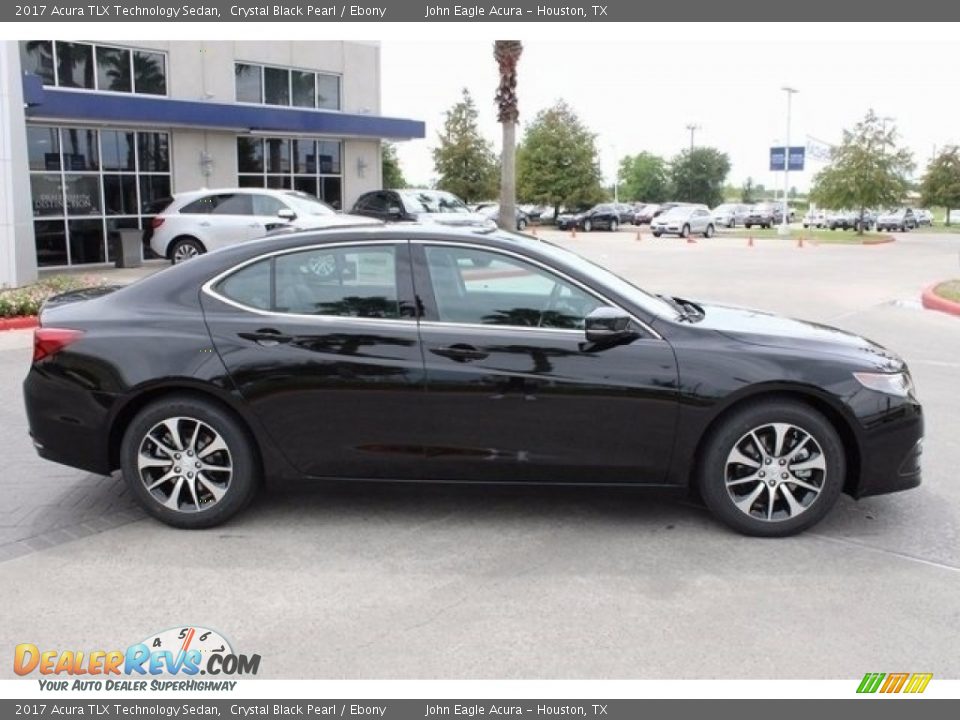 2017 Acura TLX Technology Sedan Crystal Black Pearl / Ebony Photo #8