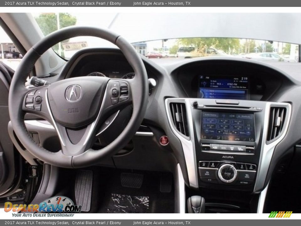 2017 Acura TLX Technology Sedan Crystal Black Pearl / Ebony Photo #9