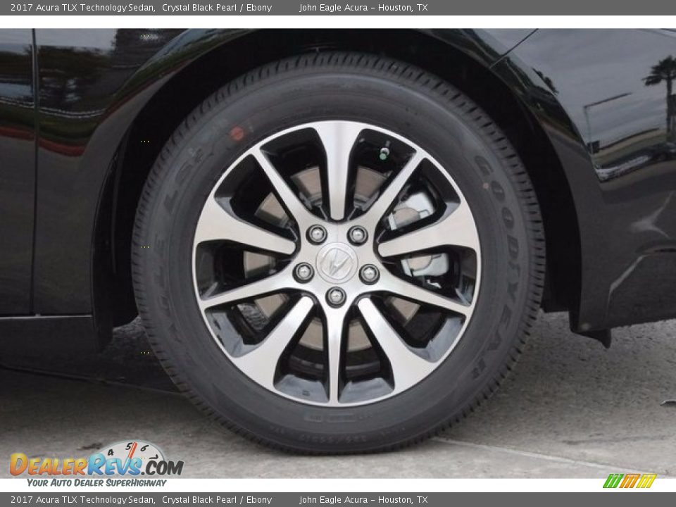 2017 Acura TLX Technology Sedan Crystal Black Pearl / Ebony Photo #10