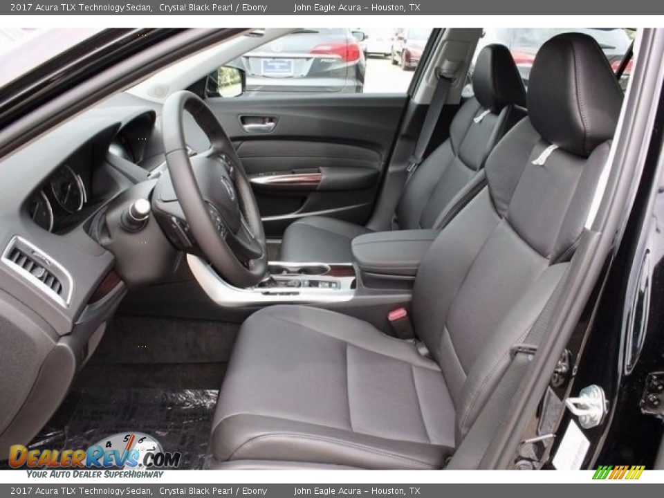 2017 Acura TLX Technology Sedan Crystal Black Pearl / Ebony Photo #12