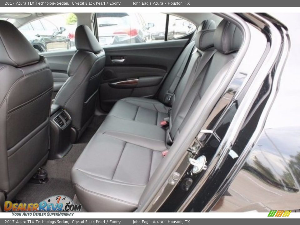 2017 Acura TLX Technology Sedan Crystal Black Pearl / Ebony Photo #14