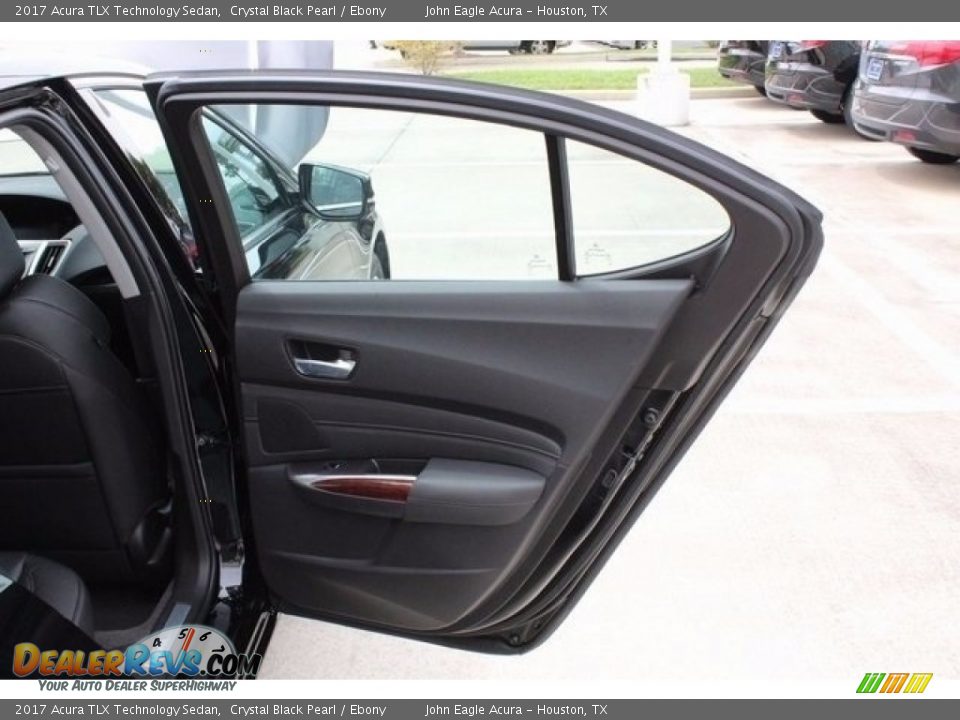 2017 Acura TLX Technology Sedan Crystal Black Pearl / Ebony Photo #17