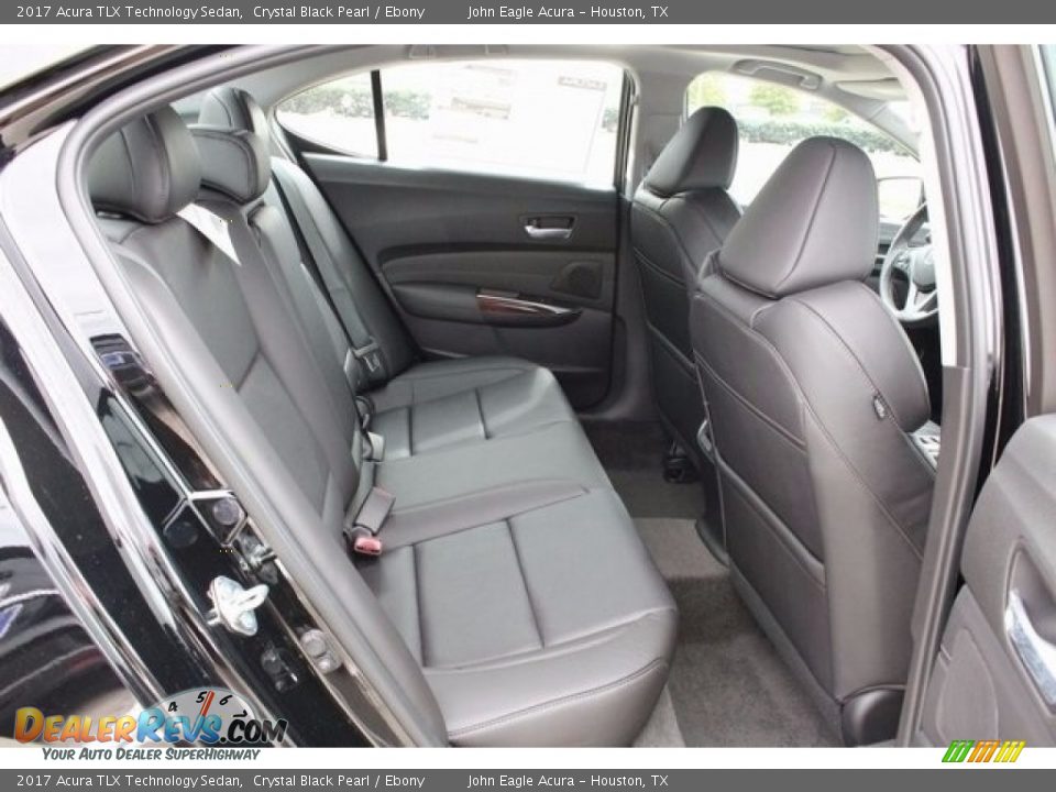 2017 Acura TLX Technology Sedan Crystal Black Pearl / Ebony Photo #18