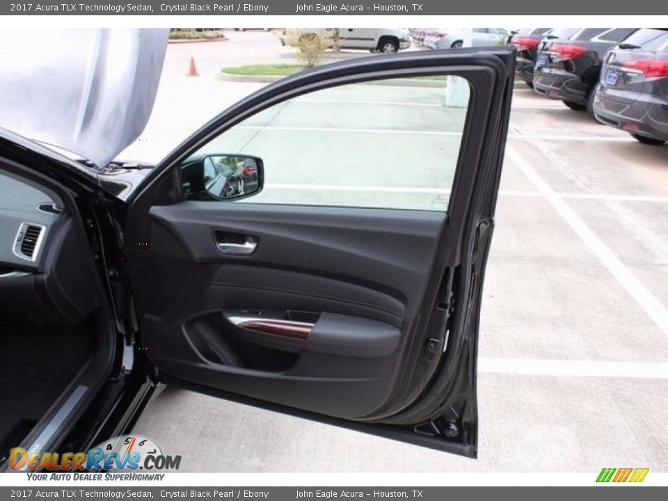 2017 Acura TLX Technology Sedan Crystal Black Pearl / Ebony Photo #19