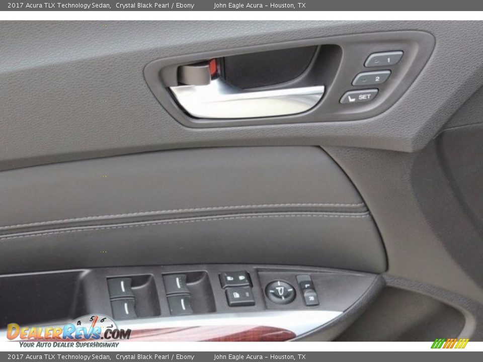 2017 Acura TLX Technology Sedan Crystal Black Pearl / Ebony Photo #23