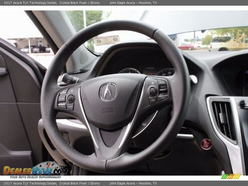 2017 Acura TLX Technology Sedan Crystal Black Pearl / Ebony Photo #28