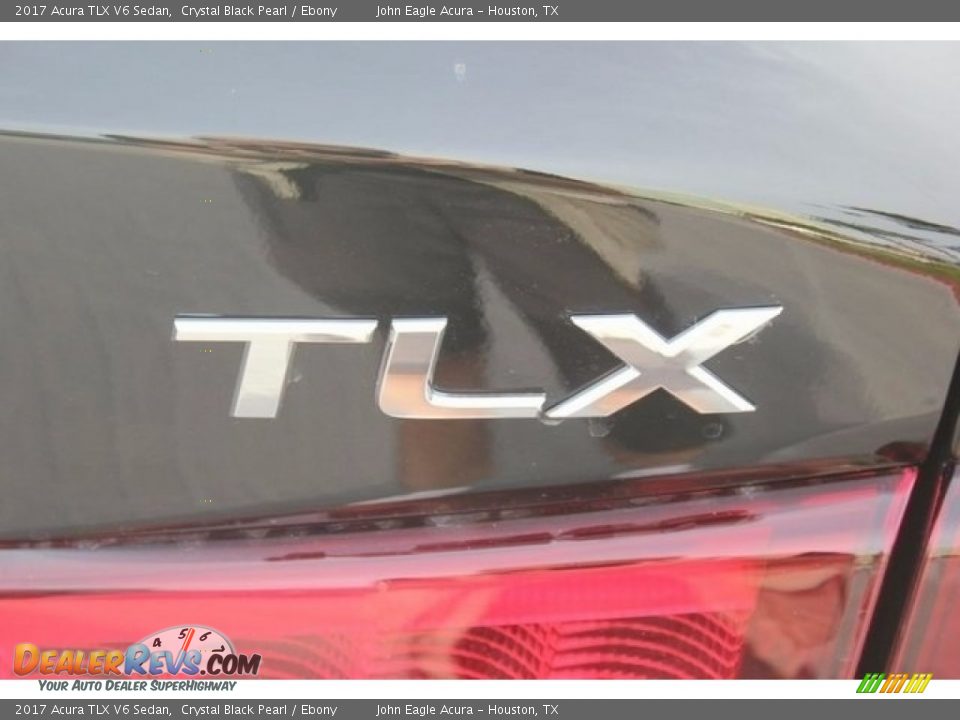 2017 Acura TLX V6 Sedan Crystal Black Pearl / Ebony Photo #10