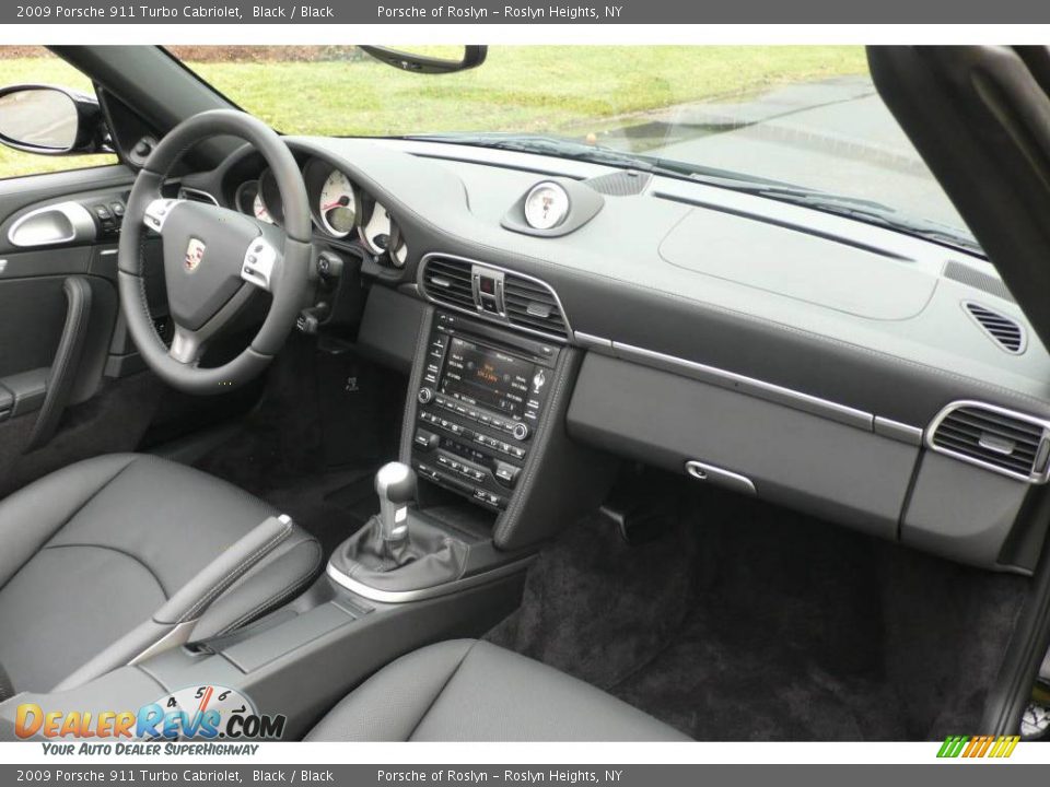2009 Porsche 911 Turbo Cabriolet Black / Black Photo #15