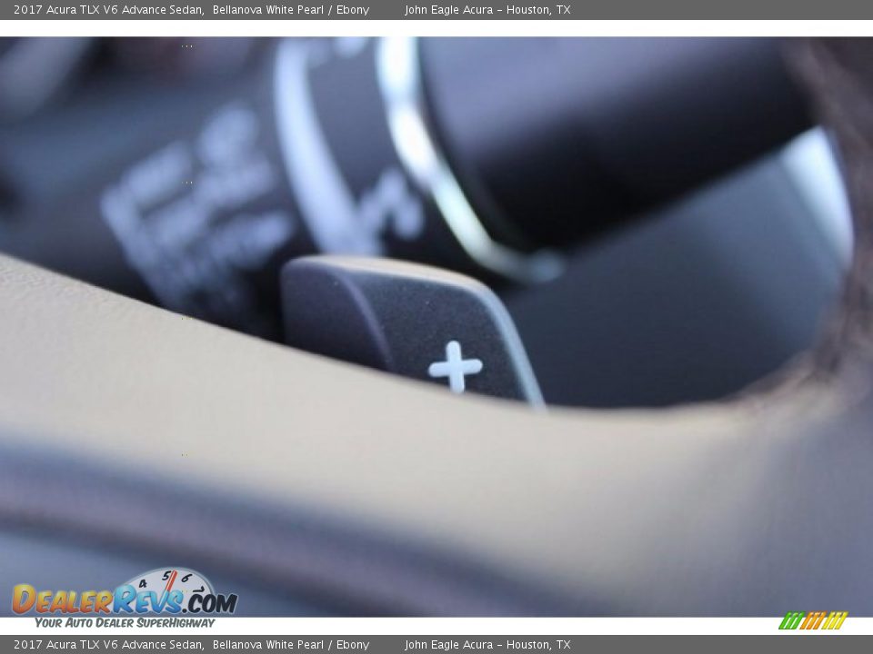 2017 Acura TLX V6 Advance Sedan Bellanova White Pearl / Ebony Photo #34