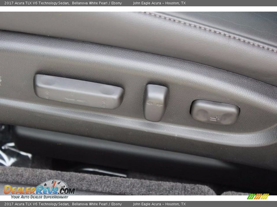 2017 Acura TLX V6 Technology Sedan Bellanova White Pearl / Ebony Photo #18