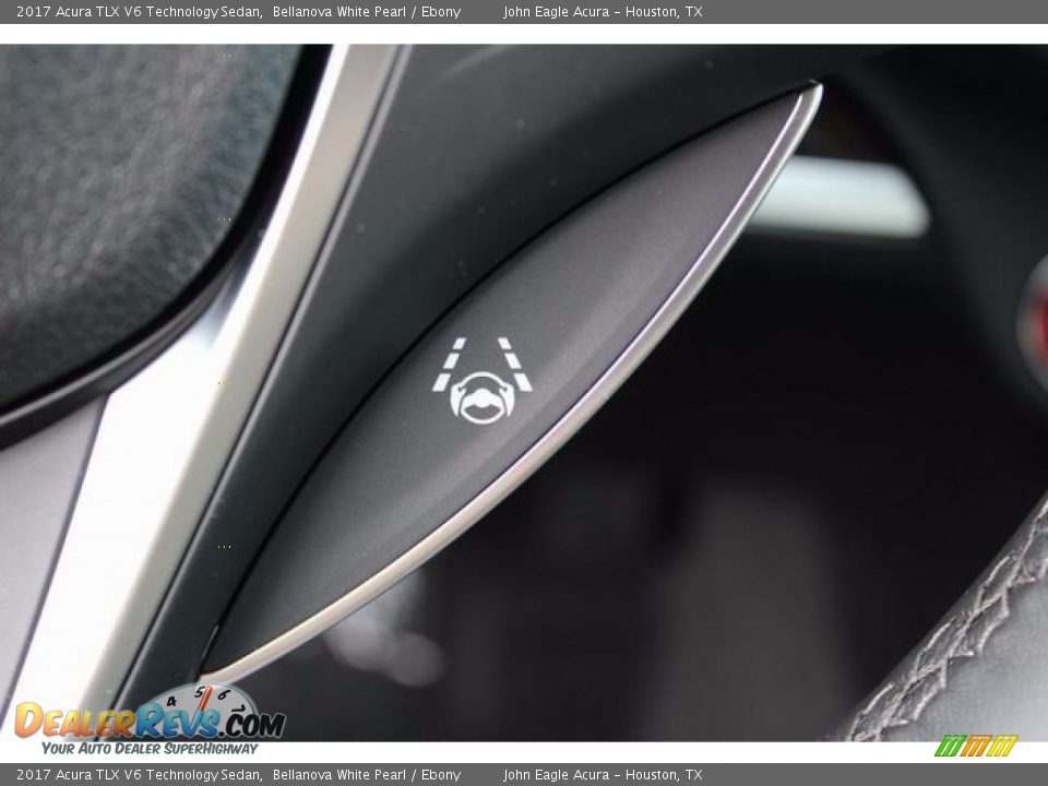 2017 Acura TLX V6 Technology Sedan Bellanova White Pearl / Ebony Photo #35