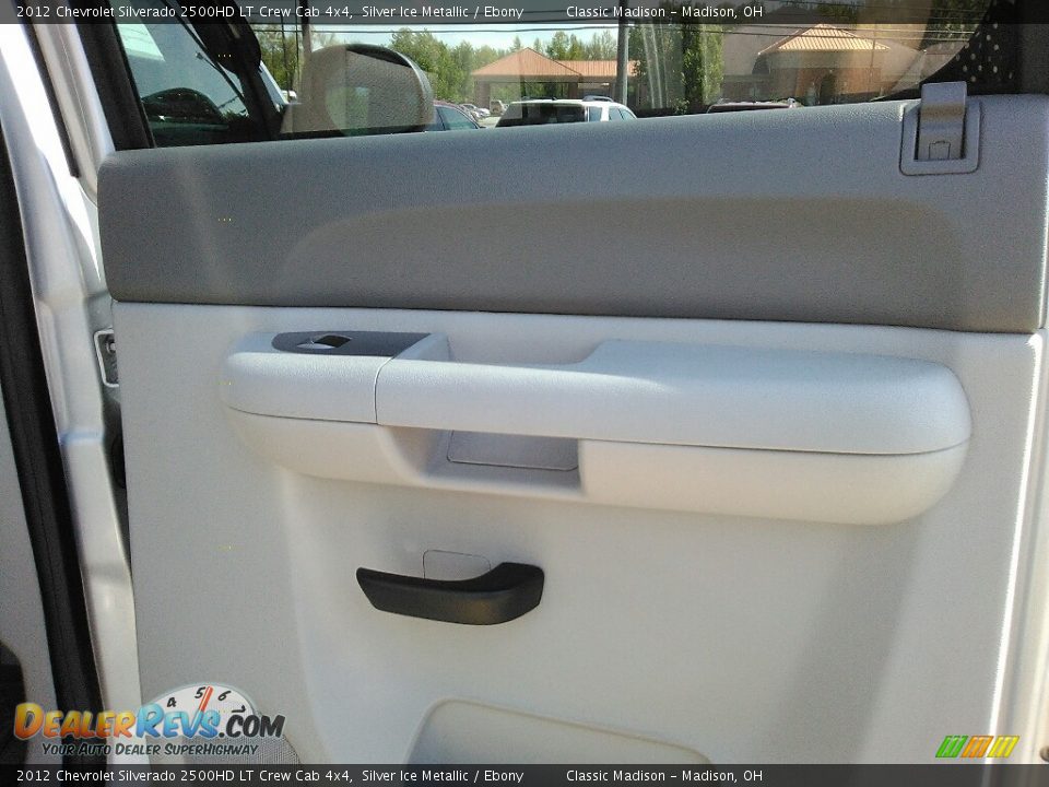 2012 Chevrolet Silverado 2500HD LT Crew Cab 4x4 Silver Ice Metallic / Ebony Photo #15