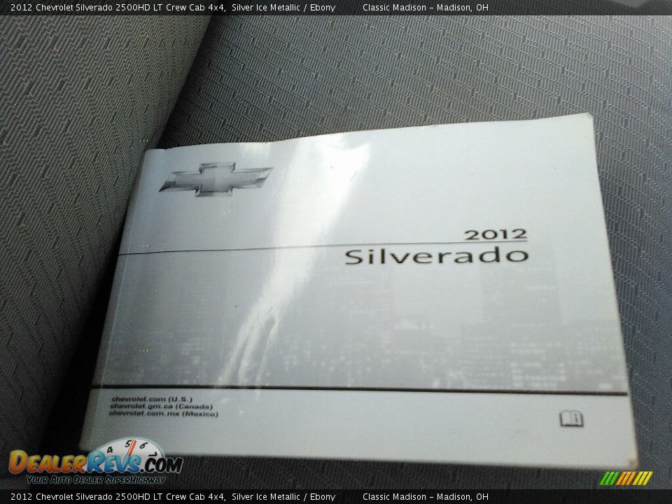 2012 Chevrolet Silverado 2500HD LT Crew Cab 4x4 Silver Ice Metallic / Ebony Photo #19