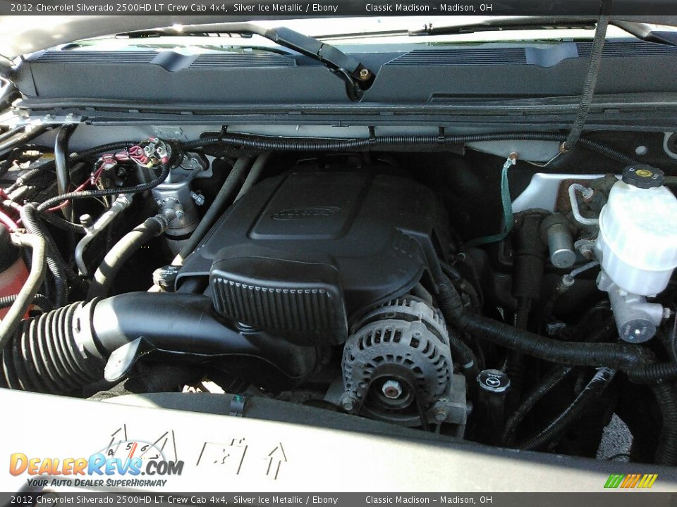 2012 Chevrolet Silverado 2500HD LT Crew Cab 4x4 Silver Ice Metallic / Ebony Photo #20