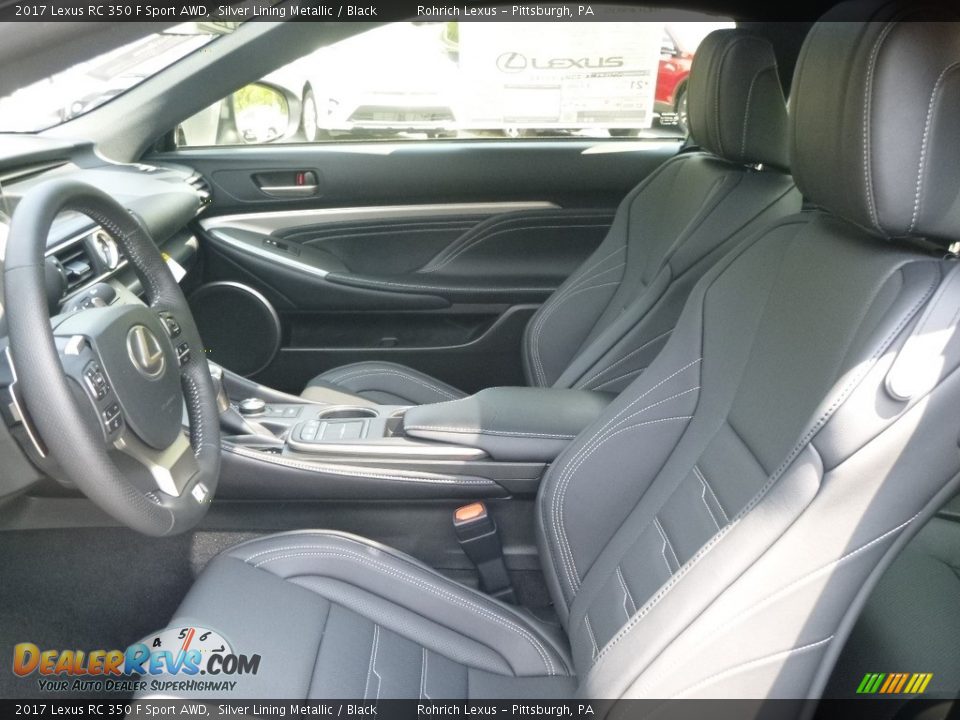 Front Seat of 2017 Lexus RC 350 F Sport AWD Photo #6