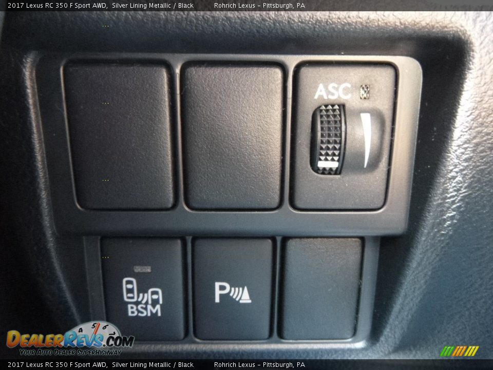 Controls of 2017 Lexus RC 350 F Sport AWD Photo #14